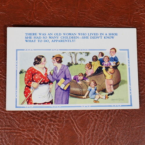 Postcard comic donald - postcard,