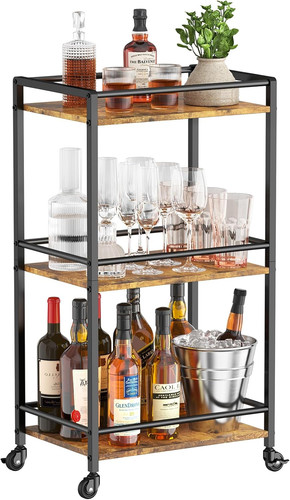 Drink cart rolling bar - drink, cart,