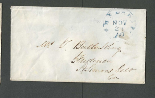 1845 georgia stampless - 1845,