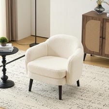 Wide Modern Armchair with