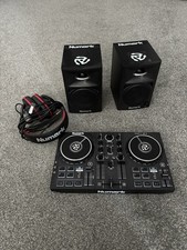 Numark Party Mix Dj Deck Controller With Numark Headphones And Numark Speakers