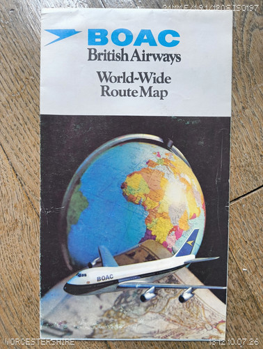 Boac british airways vintage - british,