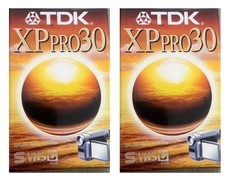 2 x TDK SEC30 XPP  S-VHS-C