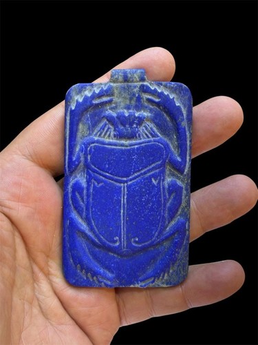 Lapis lazuli scarab - lapis,