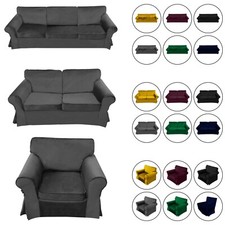 Velvet sofa cover - cover, seater