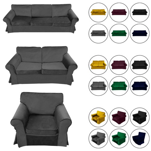 Velvet sofa cover 3 - cover, 1/2/3