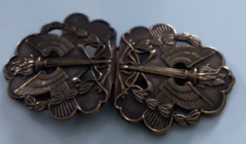 Vintage metal nurses buckle - vintage,