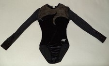 Alpha Factor Women's Long Sleeve Leotard Gymnastics Size ASM