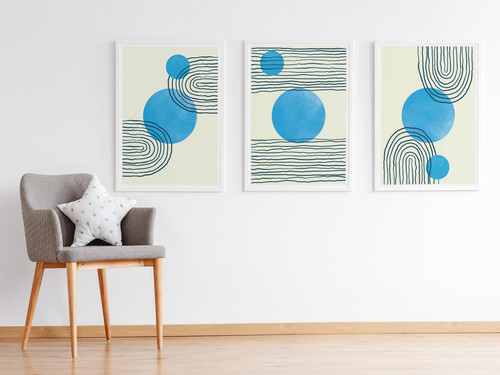 Abstract contemporary modern