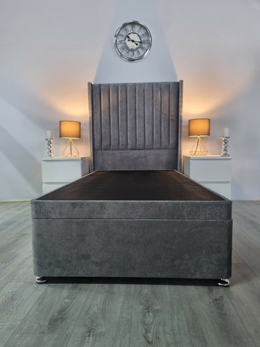 Luxury wingback gaslift bed - luxury,