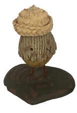 American Chestnut Folk Art Coyne’s & Co Egg Chick W/ Feet Farmhouse Primitive