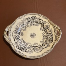 William Brownfield 1860 Serving Dish with Handles Antique  Corinthian pattern  