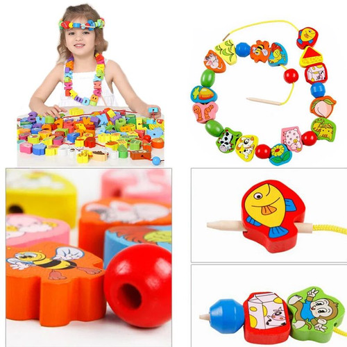 36pcs montessori threading - 36pcs,