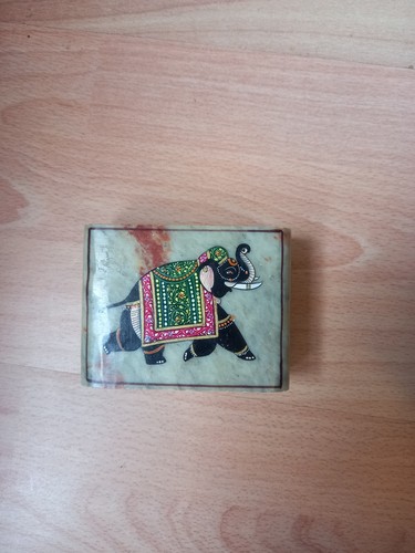 Soapstone square box 4x3x1 - soapstone,