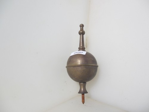 Antique brass clock finial - antique,