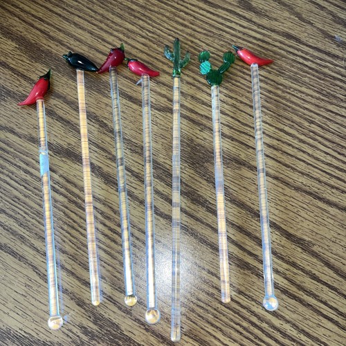 Glass swizzle stir sticks - swizzle,