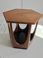G Plan - Stylish Hexagonal Mid Century Teak Side Table - 1960s