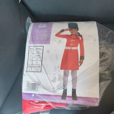 Amscan Royal Guard Girl Kids Childs Fancy Dress Costume 4 / 6 years