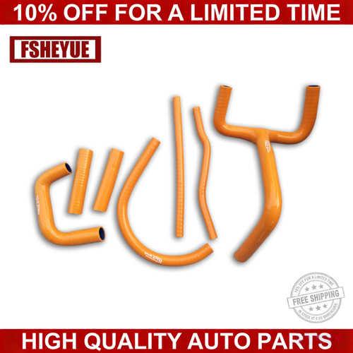 Silicone radiator orange - radiator, hose