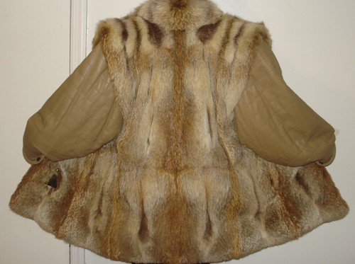 Fun red fox leather fur - fox,