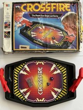 Vintage Original 1988 80s Milton Bradley - Crossfire - Board Game Working Boxed