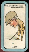Tobacco Card, Carreras, THE NOSE GAME, 1927, D10