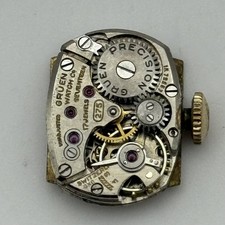 12.5mm Vintage Gruen Precision 275 Manual Wind Watch Movement PARTS REPAIR