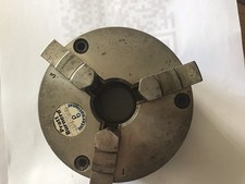 BURNERD LATHE CHUCK , 4” dia