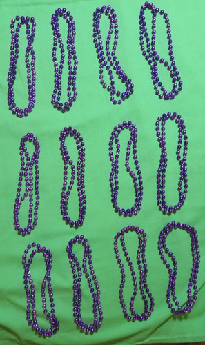 Bead chains mardi gras - -,
