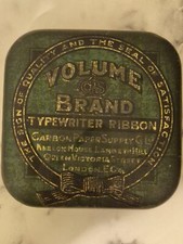 Carbon Paper Supply co Typewriter Ribbon Tin (estimated 1920-1940's)