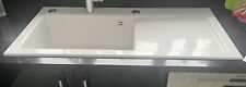 Vileroy & Boch Franke Designer  White 1 Bowl Kitchen Sink 500 x 1000mm RRP 599