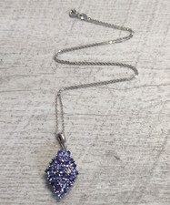 Silver Tanzanite Pendant
