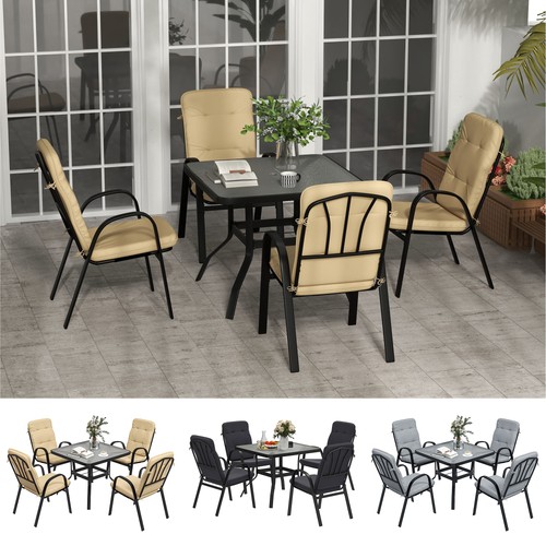 Garden dining set glass - set,