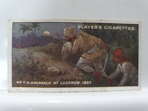 Cigarette card player - card,,
