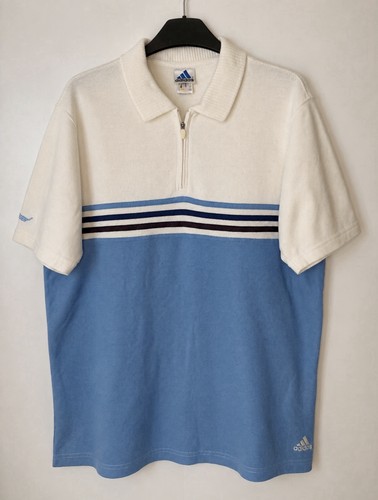 Adidas vintage zip polo - 1/4,