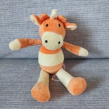 Marks Spencer Jarvis Giraffe Orange Yellow Striped Soft Toy 01892372 M&S Plush