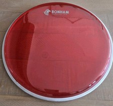 Bonham DRUM HEAD HYD RED  Clear 10 Inch Tom Tom Batter HEAD 2 Ply New UK Brand 