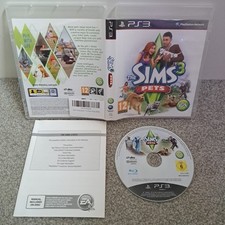The Sims 3 Pets PS3 Game Complete Manual Sony Playstation Simulation EA VGC PAL