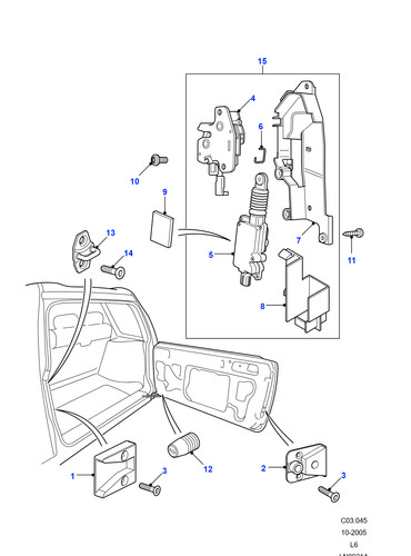 Land rover rear - rover, end