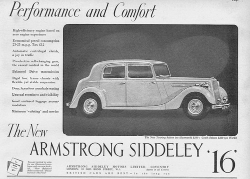 Armstrong siddeley motor - siddeley, '16'