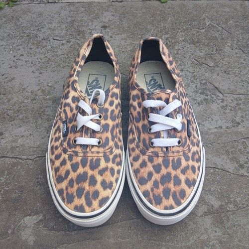 Vans leopard print canvas - leopard,