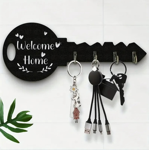 Wall mounted key holder hooks - key,