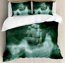 Ambesonne Pirate Ship Duvet