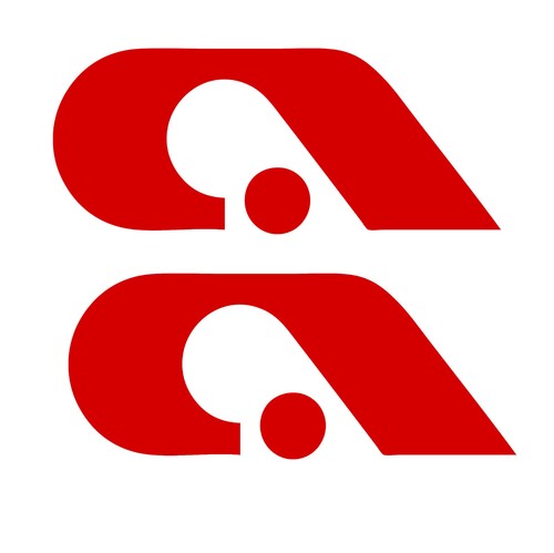 Adria caravan logo decal - adria, red