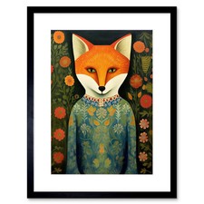Fox Flaunting Fancy Floral