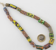 African trade bead strand. 20