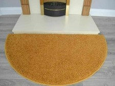 Gold Hearth Rug Half Moon