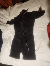 Solar Shortie Wetsuit  Large UK size 16 Black With Purple