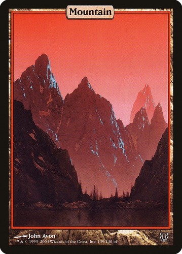Mtg mountain unhinged - mtg,