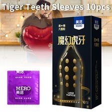 10Pcs Condoms Tight 52mm Spike